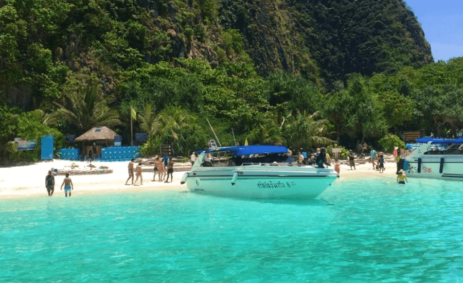 Crystal clear waters in Phuket - one of the best places to visit in Thailand in April
