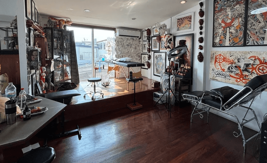 Black Pig Tattoo private studio – one of the best tattoo studios in Bangkok