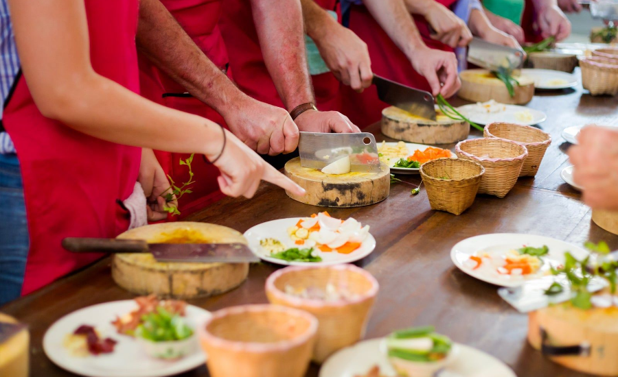 A cooking class in Thailand