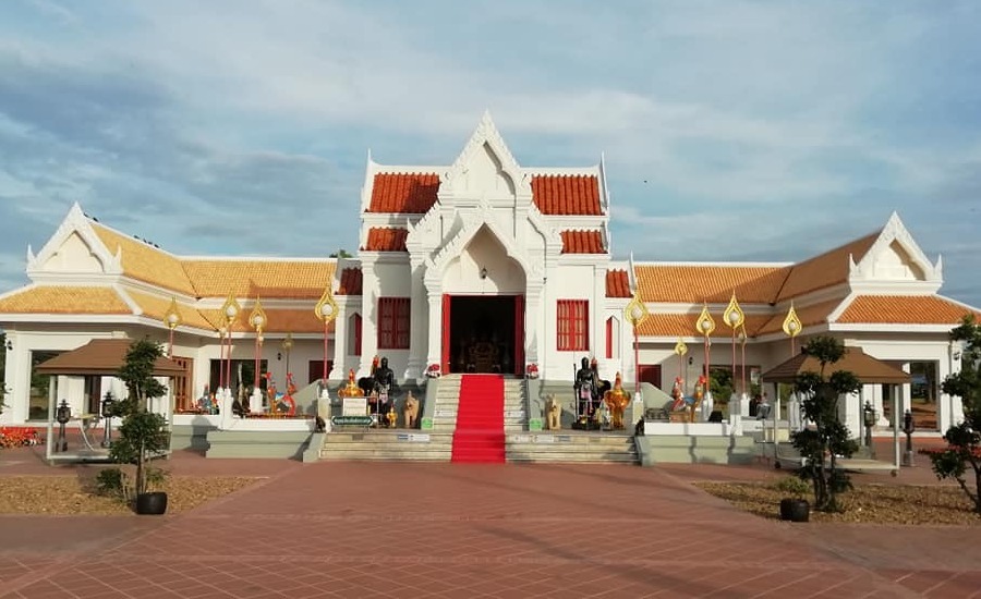 The outside view of Chan Royal Palace