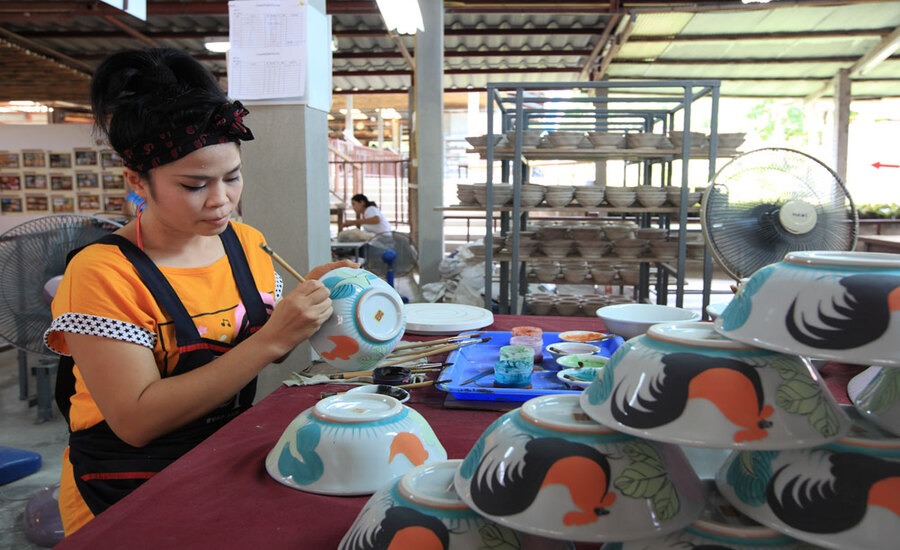 Lampang’s ceramics heritage at Dhanabadee Ceramic Museum 