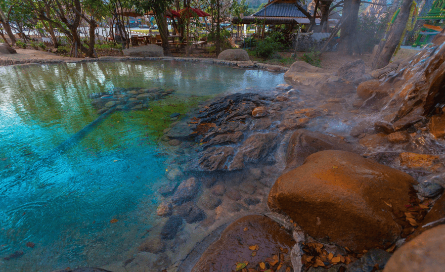 Mae Kajan Hot Spring at Wiang Pa Pao, Chiang Rai