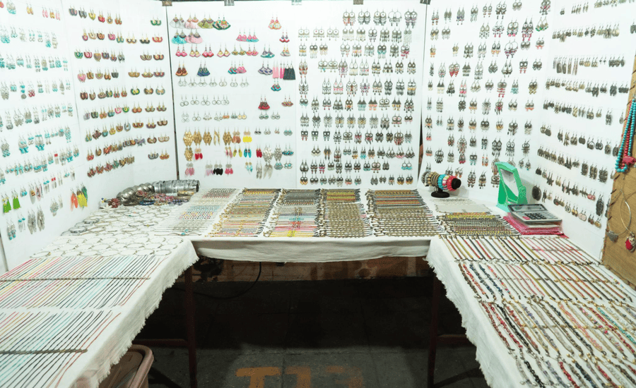 Colorful jewellery stalls in Thailand are full of charming, unique pieces