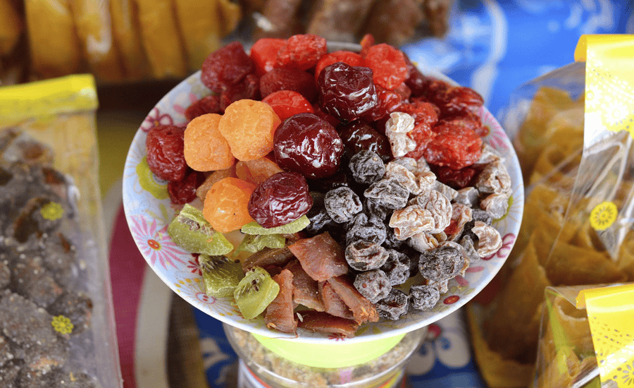 Dried tropical fruits are one of the tastiest souvenirs to bring home from Thailand