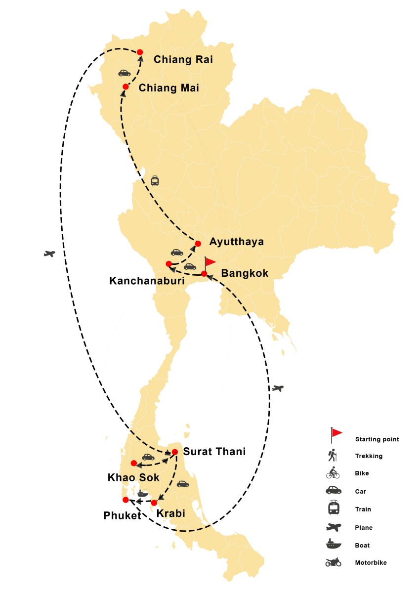 Authentic Thailand 21 Days 20 Nights