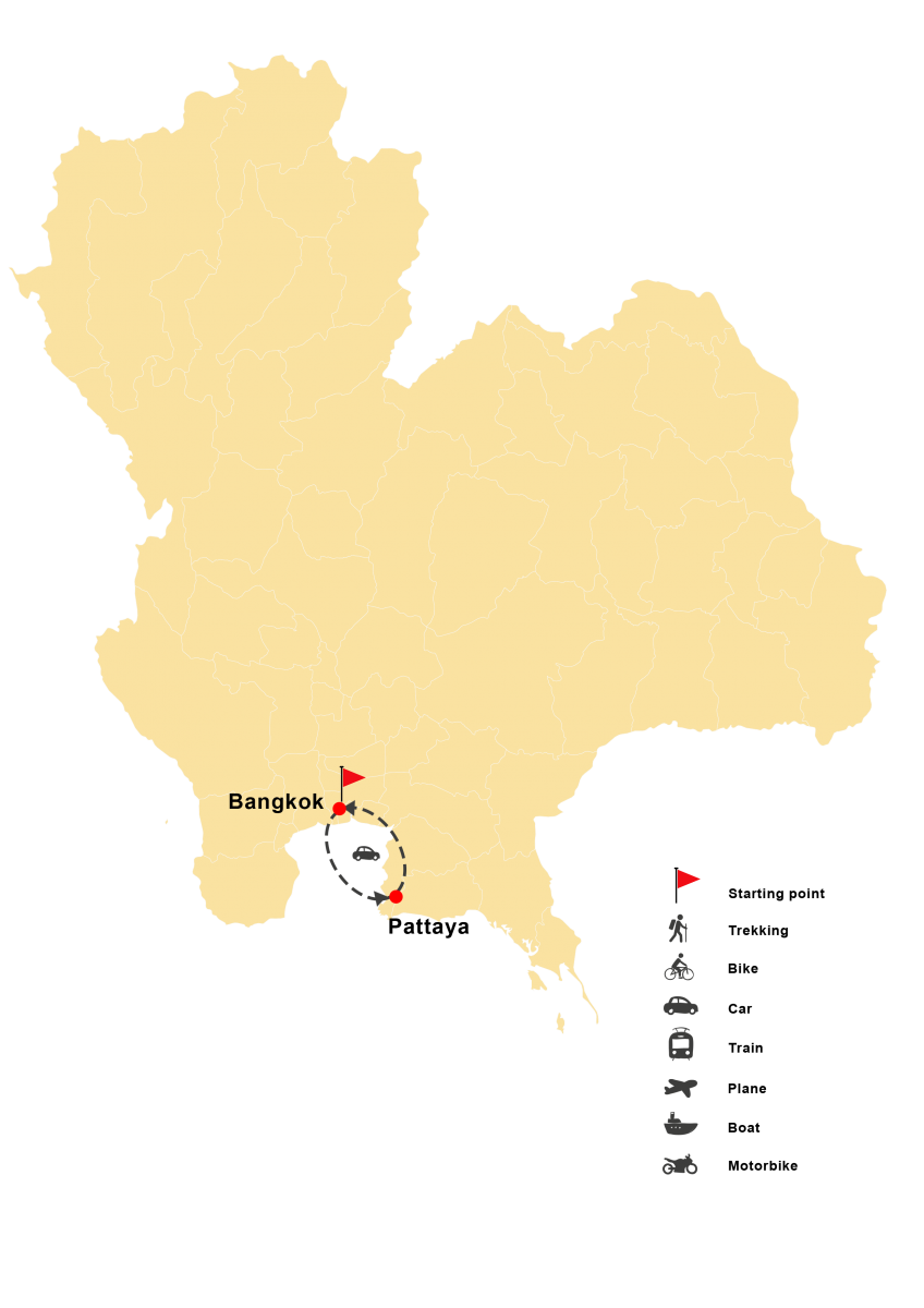 Bustling Coastal City Of Pattaya 9 Days 8 Nights