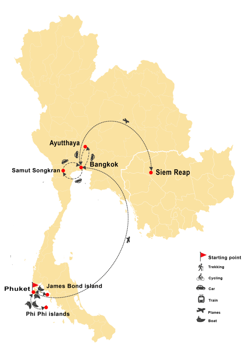 Jewels Thailand and Cambodia Discovery 13 Days