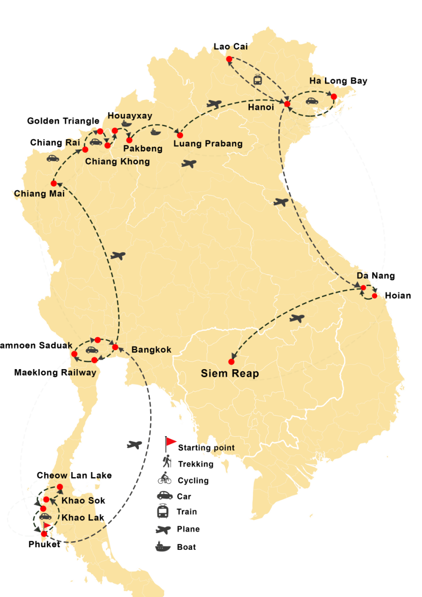 Retrospect Hidden Gems in Thailand & Indochina (31D30N)