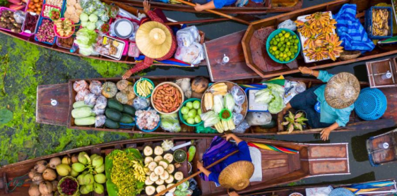 Day 2: Bangkok – Damnoen Saduak Floating Market – Kanchanaburi (B)