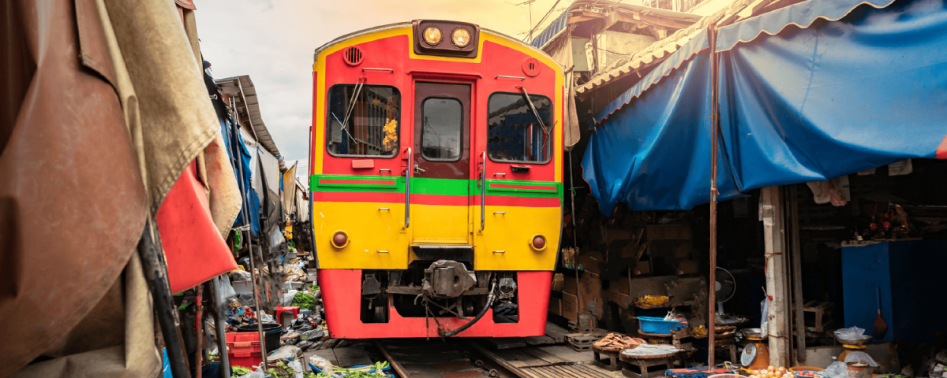 Maeklong Railway Market