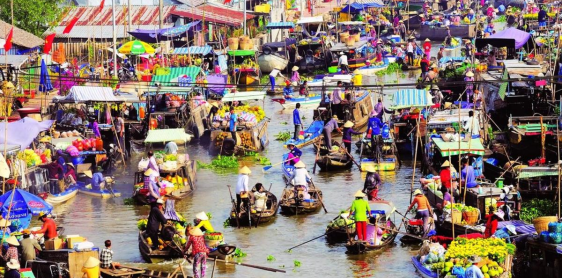 Day 8: Can Tho- Cai Rang Floating Market – Rach Gia- Speed boat to Phu Quoc Island (B/L) No guide in Phu Quoc