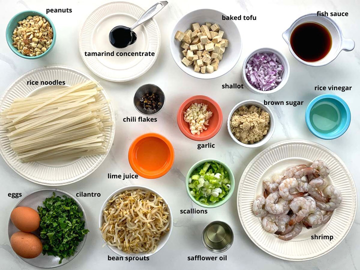 Pad Thai Ingredients 